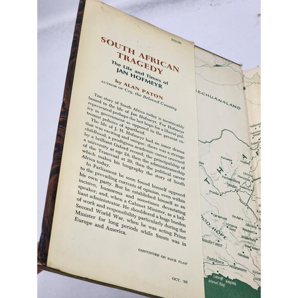 South African Tragedy The Life Times Of Jan Hofmeyer By Alan Paton Vintage 1965 - Picture 14 of 16